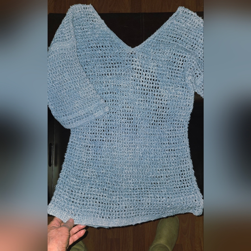Handmade Crochet Sweater S/M